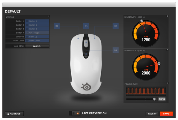 steel series mouse engine