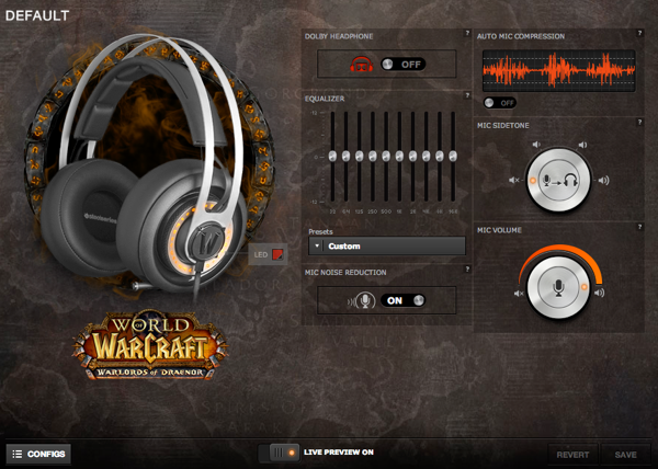 Warcraft headset best sale