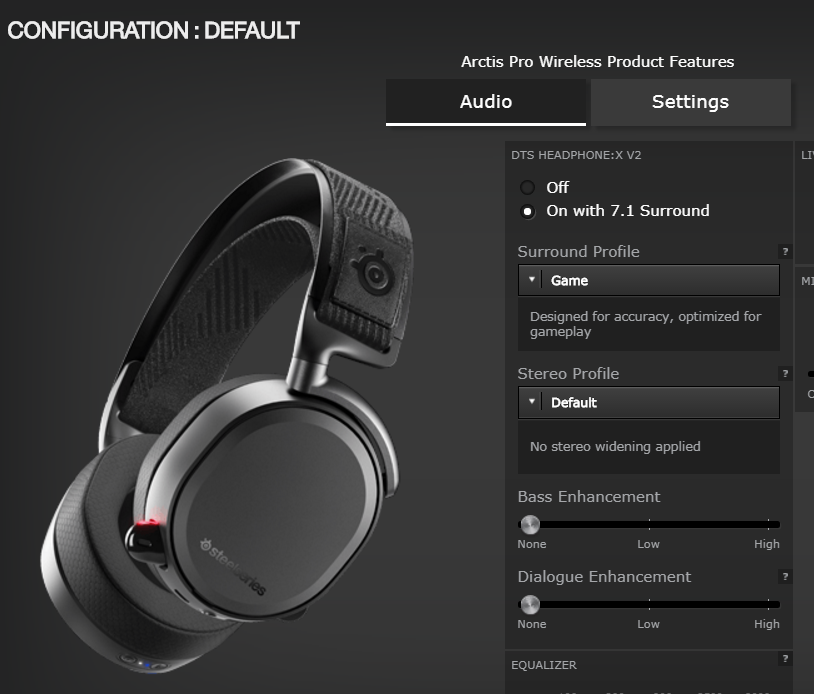 Arctis discount pro dts